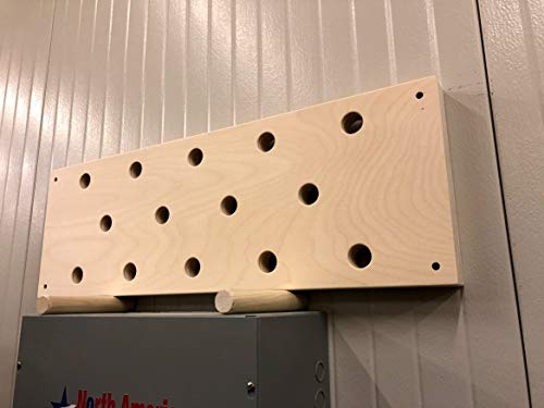 12"x34" Horizontal Climbing Pegboard
