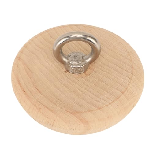 RiToEasysports Pull Up Balls, 3.74in Upper Half Sphere Hold Grips with Beech Wood Iron Imitation Nylon, for Rock Climbing Strength Training Grip