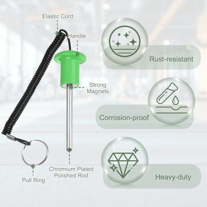Gym Pin Weight Stack Pin Strength Training Lifting Equipment Replacement with Pull Rope Fitting for Home Gym - color: Green, size: 0.3 x 3.1 Inch