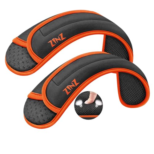 ZINZ 2-Pack Universal Shoulder Pad with Ultra thick Cushion for Bag Luggage Bag Crossbody, Plus Long & Anti-Slip & Breathable,Gray&Orange-2Pack - color: Gray&orange-2pack