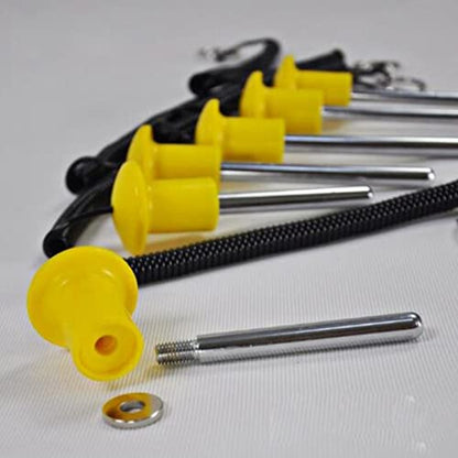 Weight Pin, Stack, Machine Replacement, Stack with Pull Rope Exercise Equipment Accessories - size: 8x125