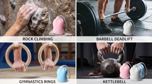 Literal Savage Patriotic Chalk Ball 3-Pack – Red White & Blue Refillable No Mess Magnesium Carbonate Chalk for Rock Climbing, Weightlifting, Gymnastics & Cross-training – 4th of July Set – 2.3 oz