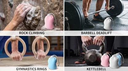 Literal Savage Patriotic Chalk Ball 3-Pack – Red White & Blue Refillable No Mess Magnesium Carbonate Chalk for Rock Climbing, Weightlifting, Gymnastics & Cross-training – 4th of July Set – 2.3 oz