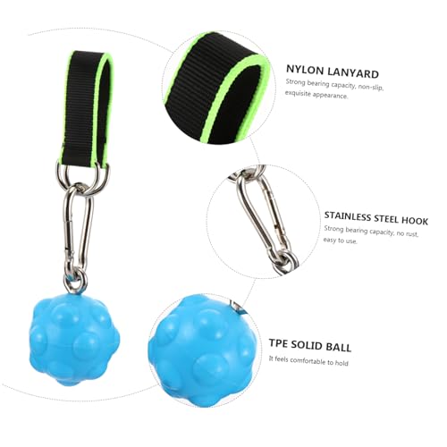 WOONEKY Climbing Solid Ball for Fitness Training Tpe Grip Ball Pull up Hold Grips Hand Strength Exercise