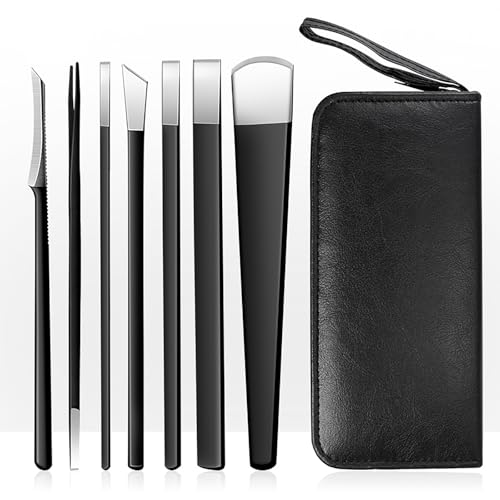 Professional Callus Knife Pedicure Knife for Feet Ingrown Toenail Knives Cuticle Foot Care Tools Dead Skin Removal Nail File Scraper - size: 7 Count (Pack of 1)