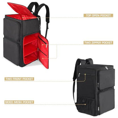 Gatycallaty Sneaker Bag Travel Shoes Duffel Bag Carry On Adjustable Compartment for Workout Travel Gym (Red) - color: Red