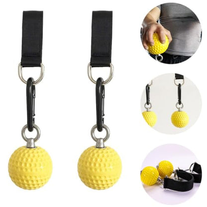 UKCOCO 2 Sets Grip Strength Trainer Workout Balls for Climbing Pull-up, Nonslip round Exercise Supplies with Wear-resistant Polyester Cotton and Nylon Material, Portable Design for Indoor