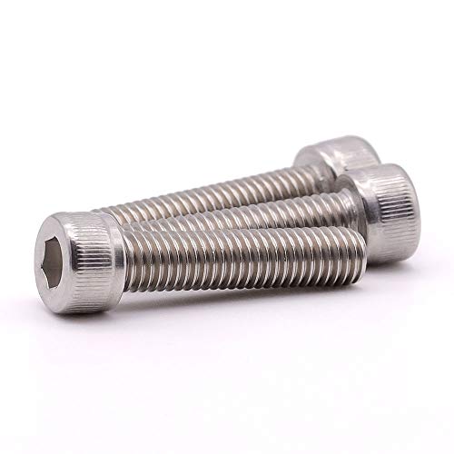 1/4"-20 x 1 inch Stainless Socket Head Cap Screws, 304 Stainless Steel 18-8, Allen Hex Drive, Full Thread Coverage, 30 Pack - size: 1/4-20 x 1"