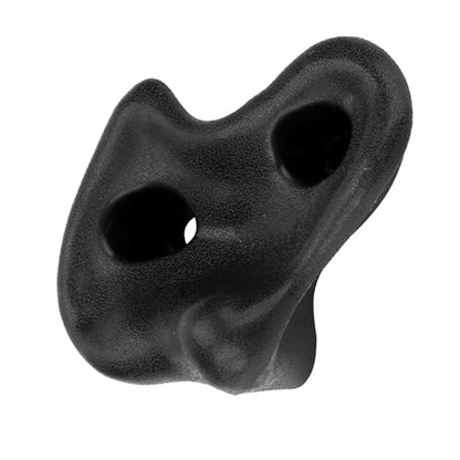 Rock Climbing Holds Adult Rock Climbing 10PCS Textured Stones for Kids Plastic Wall Holds with Bolts Fun IndoorOutdoor S Activity Kit (Black) - color: Black