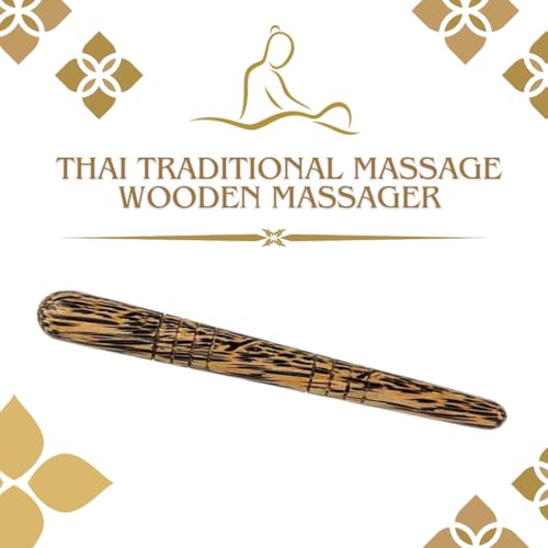 Trigger Point Press Tool, Thai Traditional Massage Wooden Massager, Foot Massage Stick,Palm Wood (1)