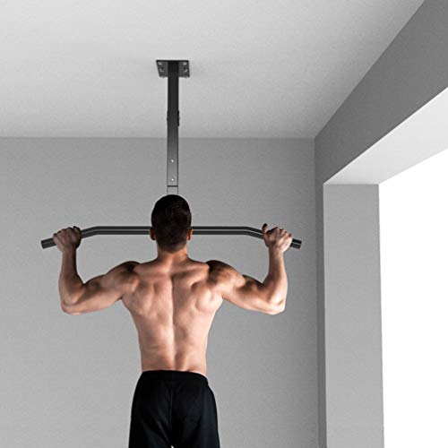 Pull-Up Bars Horizontal Bar Ceiling-mounted Multi-level Height-adjustable Suspended Fitness Equipment Safe Load 300kg,