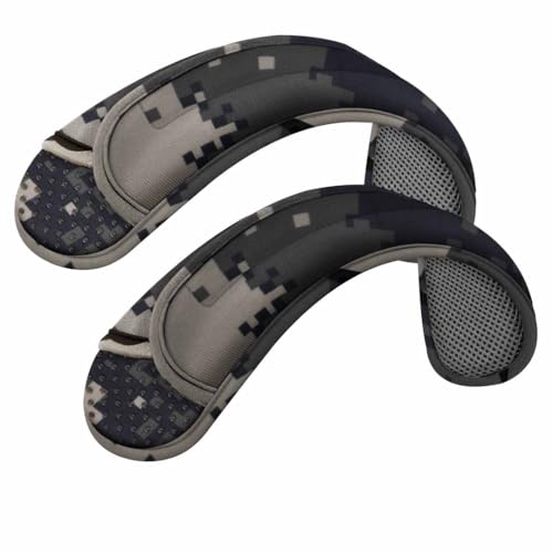 ZINZ 2-Pack Universal Shoulder Pad with Ultra thick Cushion for Bag Luggage Bag Crossbody, Plus Long & Anti-Slip & Breathable,Camouflage gray-2pack - color: Camouflage Gray-2pack
