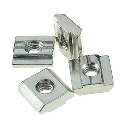 30Pcs 3030 Series T Sliding Nuts Hammer Nut Block Square Nuts M5 T Nuts for 3030 Aluminum Extrusion Profiles T Slot 8mm，for CNC Router Build Rail 3D Printer (m5)