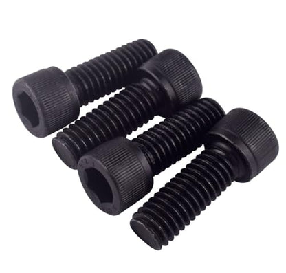 10Pcs 3/8-16 x 2 Socket Head Cap Screws Bolts, 12.9 Grade Alloy Steel Black Oxide Finish, Allen Hex Drive, UNC Coarse Full Thread - size: 3/8-16 x 2" (10PCS)