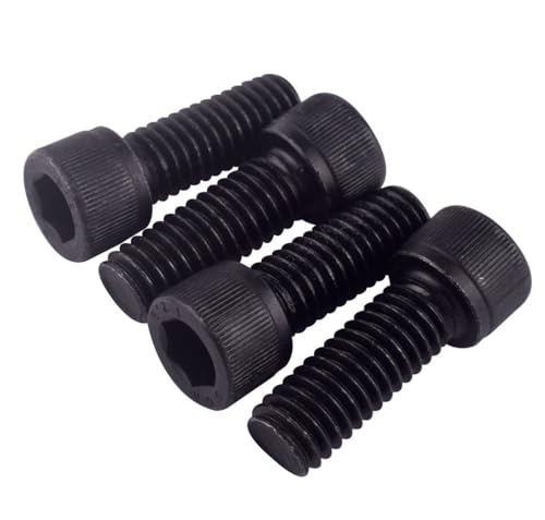 10Pcs 3/8-16 x 5/8" Socket Head Cap Screws Bolts, 12.9 Grade Alloy Steel Black Oxide Finish, Allen Hex Drive, UNC Coarse Full Thread - size: 3/8-16 x 5/8" (10PCS)