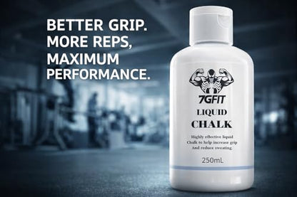 Liquid Chalk – Strong Grip Gym Chalk for Weightlifting, Crossfit, Calisthenics & Climbing – Fast Dry, Sweat Resistant Formula for Gym Training & All Sports