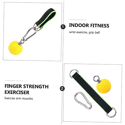 Wrist Exercise Grip Ball for Climbing Training Finger Strength Exerciser Hanging Rings Sturdy PVC Material for Hand Grip Training and Pull-up Enhancement