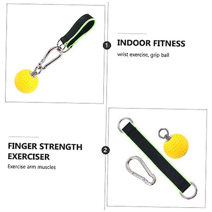 Wrist Exercise Grip Ball for Climbing Training Finger Strength Exerciser Hanging Rings Sturdy PVC Material for Hand Grip Training and Pull-up Enhancement