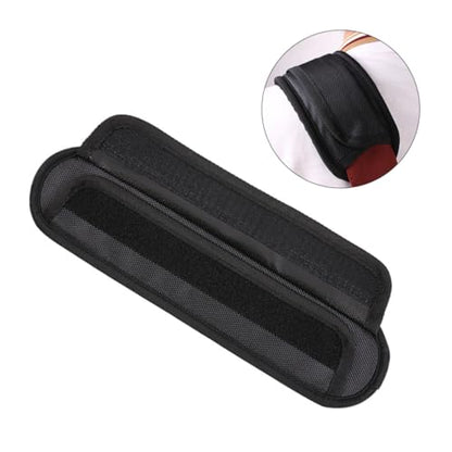 Abaodam Comfortable Guitar Strap Shoulder Pad Removable Cushion for Bass Acoustic Electric Guitars - Design for Weight Distribution Black