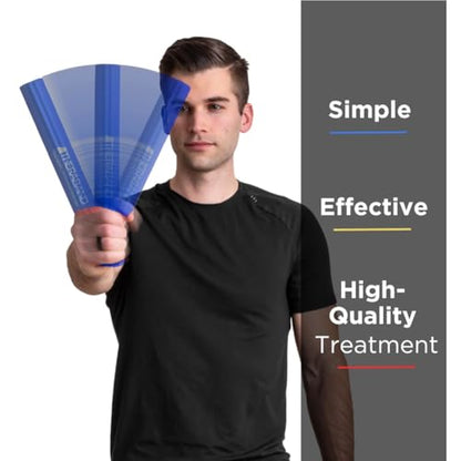 THERABAND FlexBar, Physical Therapy, Flex Bar, Elbow, Exercise, Twist, Blue | Tennis elbow therapy bar that helps relieve tendonitis pain and improve grip strength