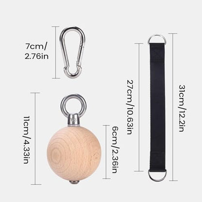 Rock Climbing Ball Grips 2 Pieces Rock Climbing Grip | Non-Slip Forearm Exerciser for Barbell Resistance Band Handle Training Exercise