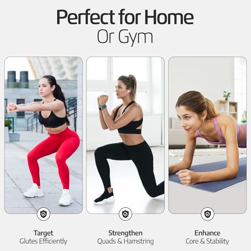 weight-lifting-beLoGest Weighted Hip Thrust Belt with Velcro Closure – 6lb, 8lbs, 10lbs, 12lbs - Comfortable & Secure Padded Neoprene Weighted Hip Belt for Hip Thrusts, Squats, Lunges, Calf Raises, Planks and Dipslts - color: 10-LB Black