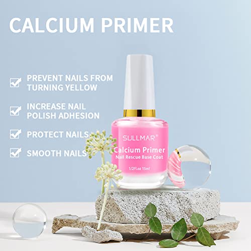 4in1 Nail Hardener Nail Strengthener Nail Rescue Calcium Primer for Thin Nails Growth Nail Repair Nail Care Kit with Cuticle Oil Cuticle Remover Gel Cream - color: 4in1