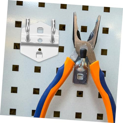 WOONEKY 5pcs Heavy Duty Metal Pegboard Hooks Tool Hanging Board Storage Rack Pegboard Organizer Accessories
