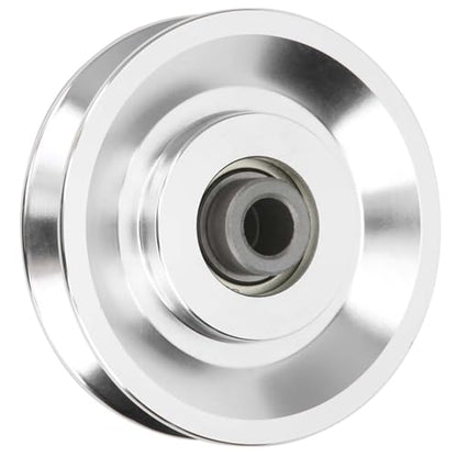 Aluminum Alloy Exercise Pulley | 10.5mm Universal Replacement for Gym Equipment | Strength Training/Home Gym Accessories | Sturdy & Lightweight 165g - size: Diameter 80mm