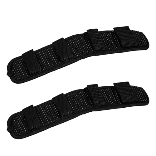 2 Pack Universal Thick Shoulder Pads, Comfortable Anti Slip Straps Pad for Crossbody Bag, Non-Slip and Stability of Weight-Reducing Pads for Backpack, Messenger Bags, Travel Bags etc