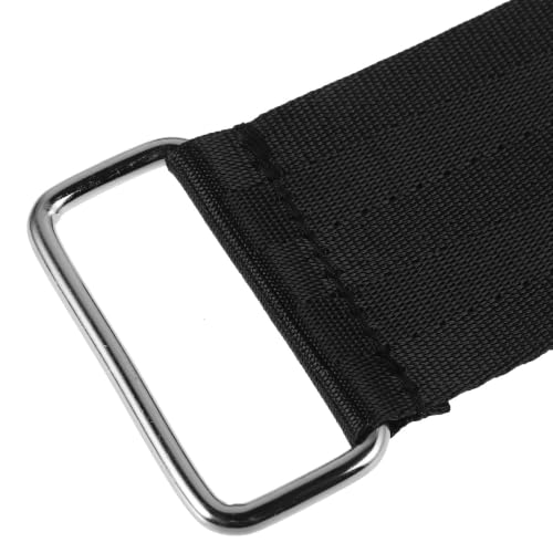 Toyvian Heavy Duty Dual Foot Training Feature Dumbbell Loading Straps Adjustable 1 Pair Nylon Arm Workout Straps for Pullups Strength Training