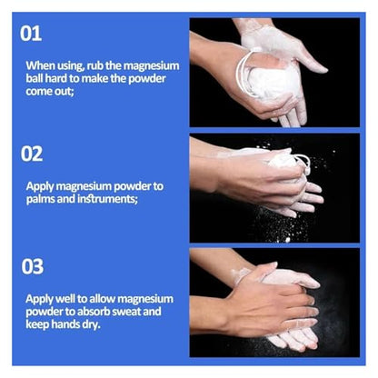 12 Pcs Sport Chalk Magnesium Ball For Rope Fitness Suspension Trainer Fat Grip Weight Lifting Climbing Gym Sports