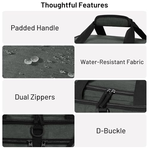 MIER Packable Travel Duffle Bag with Shoe Compartment, 50L, Green Gray | Foldable Weekender Duffel; Multi-Pockets; Adjustable Shoulder Strap; Luggage Sleeve; Travel, Sports, Camping, Gym - color: Green Gray, size: 50L