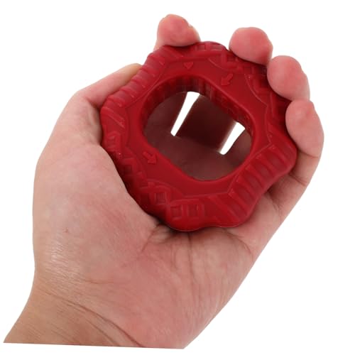 2pcs Silicone Hand Grip Strengthener Rings Adjustable Resistance Finger and Wrist Trainer for Muscle Strength Forearm Workout Rehabilitation Portable Fitness Tool for Rock Climbing