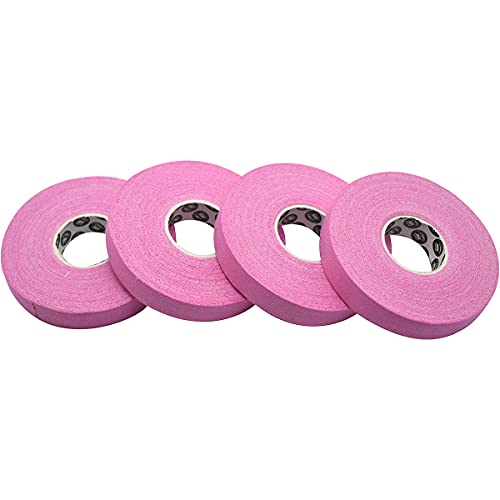 Monkey Tape 4-Pack (0.5” x 15yds, Pink) Premium Jiu Jitsu Sports Athletic Finger Tape - for BJJ, Grappling, MMA, & Judo - color: Pink, size: 0.5 Inch (Pack of 4)