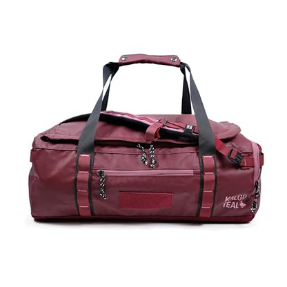 Utility Duffle Bag 40L, Convertible Backpack for Travel, Gym & Commute, Water Repellent - color: Valkyrie