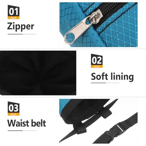 Large Capacity Rock Climbing Chalk Bag for Bouldering and Mountain Climbing Scratch-Resistant 600d Oxford Cloth Wear-Resistant Anti-Slip Powder Storage Bag