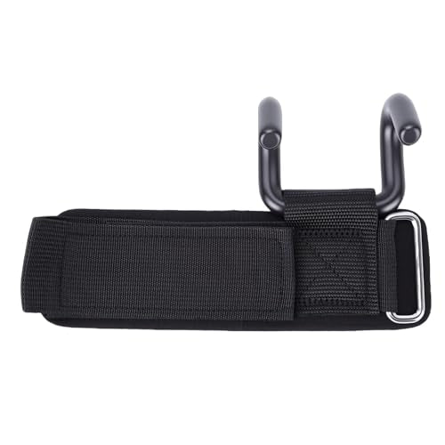 Weight Lifting Hook, 330lbs Load Bearing Wrist Straps with Rubber Dipped Metal Hooks for Deadlift, Pull Up, Rowing, Snatch - Adjustable Hand Grip Support
