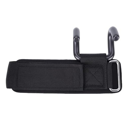 Weight Lifting Hook, 330lbs Load Bearing Wrist Straps with Rubber Dipped Metal Hooks for Deadlift, Pull Up, Rowing, Snatch - Adjustable Hand Grip Support