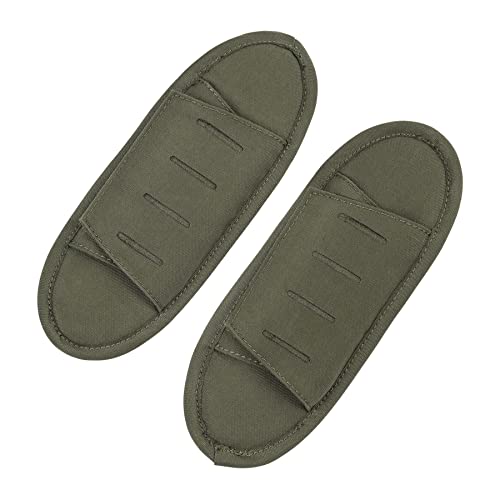 IDOGEAR SPORTS Tactical Shoulder Pads for Vest Universal Removable Protection Pad for Backpack Shoulder Strap Outdoor Traveling Bags Breathable Decompression Soft Cushion Pads - color: Ranger Green
