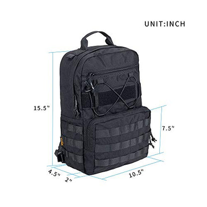 EXCELLENT ELITE SPANKER Outdoor Hydration Backpack Bundle Packs Water Bladder Carrier for 3L Water Bladder - color: Black