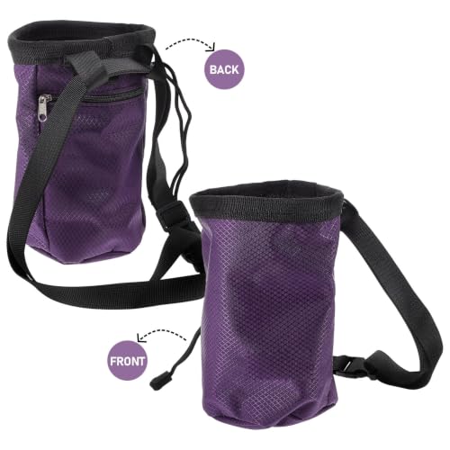 Large Capacity Chalk Bag for Climbing with Ergonomic Design and Oxford Cloth Material, Portable Outdoor Powder Bag for Rock Climbing and Mountaineering Activities