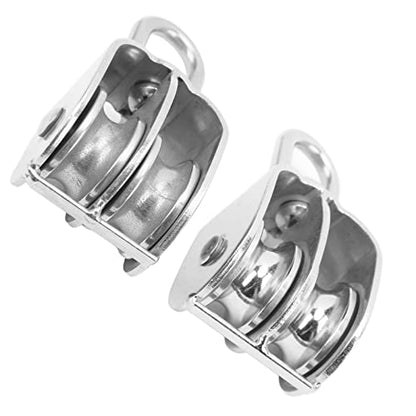 Keenso Dual Strap Block M32 Lifting Block 250 Kg Storage Capacity for The Tent Coating, 2 PCS Double Strap for Family Projects