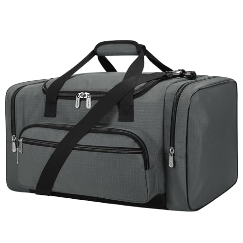 Sports Duffel Bag 20 inch for Travel Gym - Grey - color: Gray, size: 20 inch - 1.0