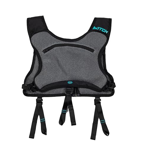 Notch Chester DLX Multi-Function Chest Harness for SRS and Storage (99714) | Breathable Airmesh Fabric, 7 Center Daisy Chain Loops, Compatible with most 1.5L Hydration Reservoirs