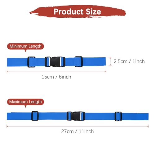 Backpack Chest Strap Adjustable Sternum Straps for Backpack Replacement & Hiking & Jogging - color: Dark Blue