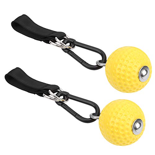 Pull Up Grips Ball Grip Strength Trainer, 304 Stainless Steel Hook & EVA Material for Pull Ups Climbing Training, Cable Machine Attachments for Hand Wrist Finger Strength Workout