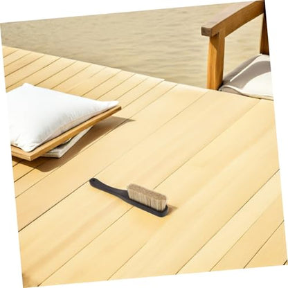 Abaodam Outdoor Climbing Chalk Brush Reduces Hand Fatigue with Wooden Handle and Fine Boar Hair Bristles, Efficiently Removes Chalk and Dirt for Natural Surfaces and Grips