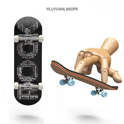Wooden, pro Fingerboard 29mm Mini handboard、Premium Fingerboard Ideal for Dexterity maneuvers (Pock) - color: Pock