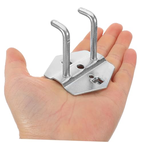 DOITOOL 5pcs Pegboard Storage Rack Metal Hooks Tool Hanging Board Home Organization Easy Install Hooks